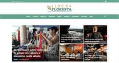 Desktop Screenshot of blogdafloresta.com.br